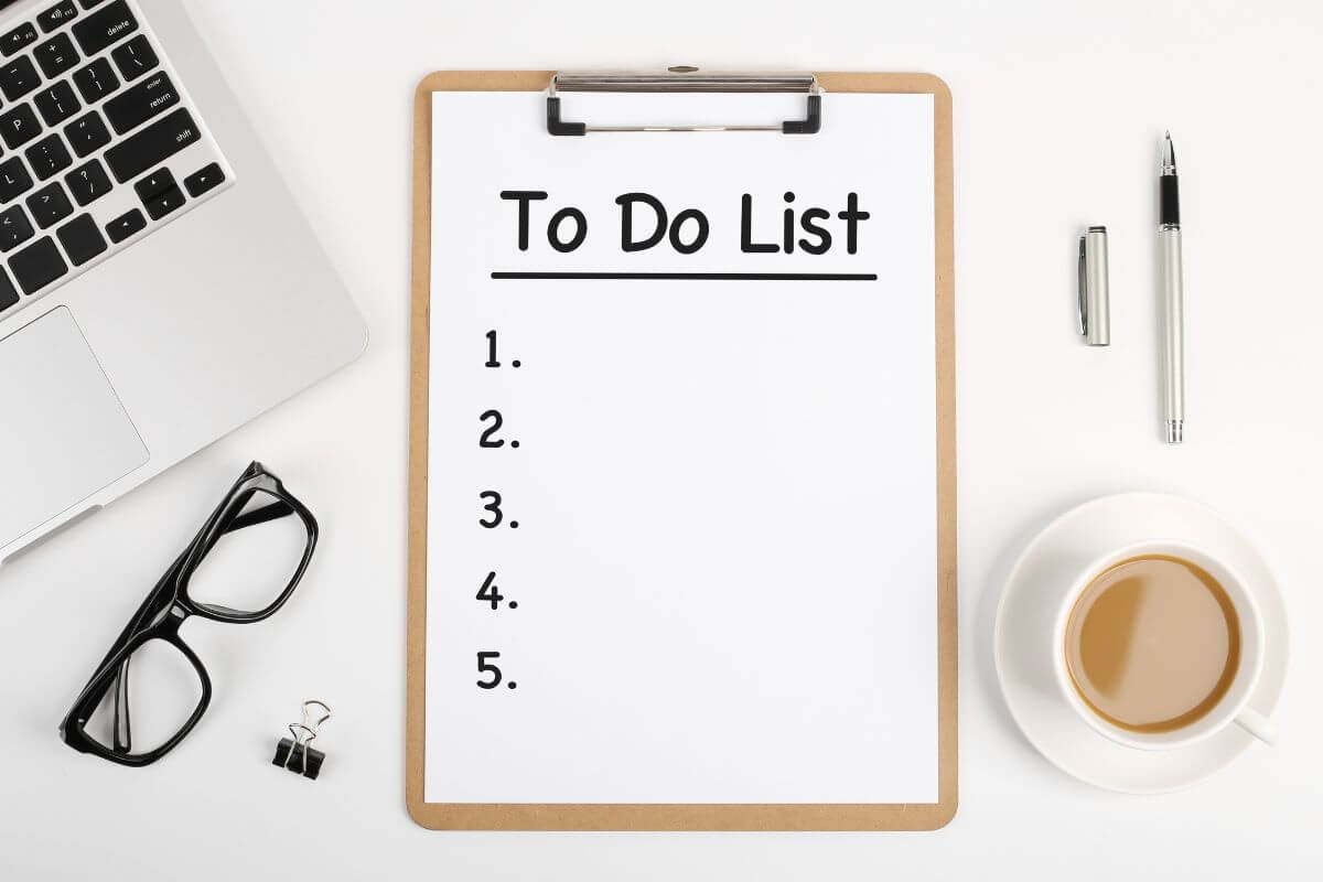 The photo shows the To-Do list.