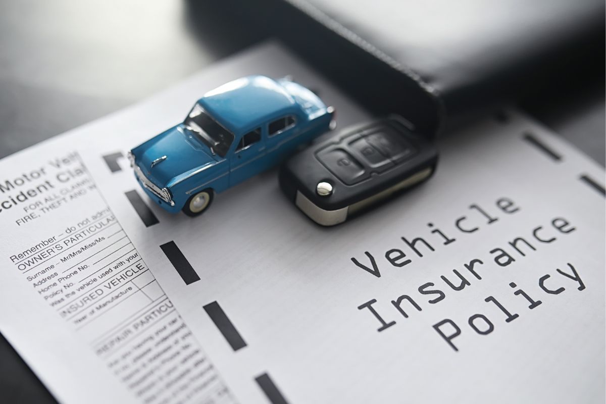 Photo of vehicle insurance.