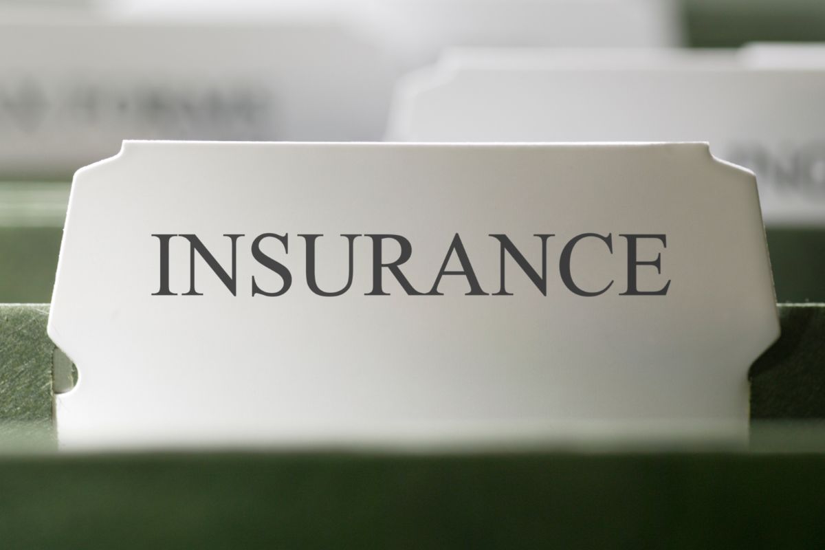 Picture of an insurance file.