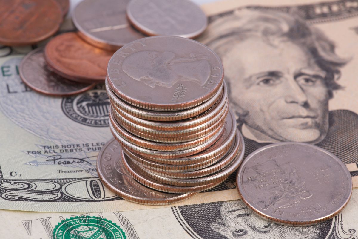 Image of spare change.