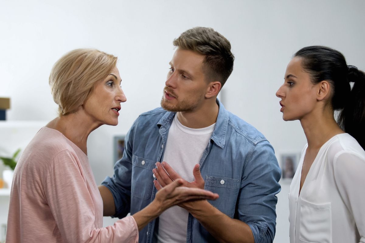 Image of a family conflict.