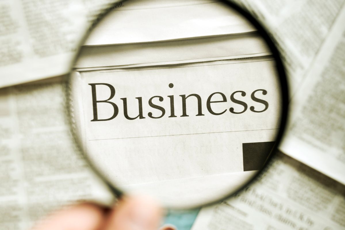 Picture of business paper.