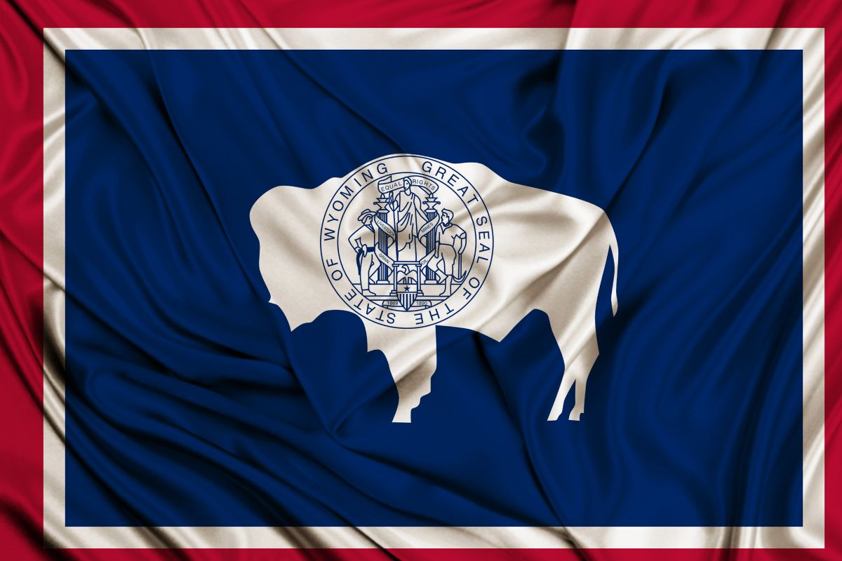 Image of a Wyoming flag.