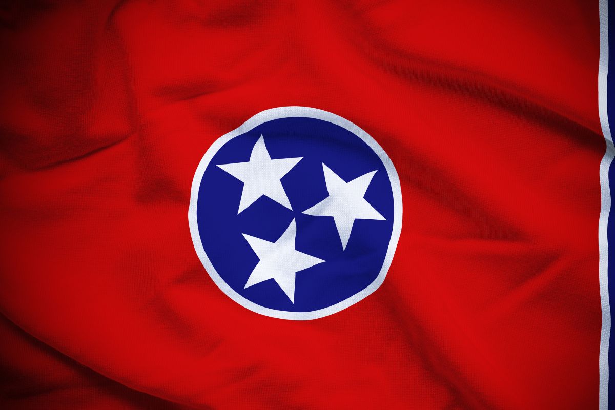 A Tennessee flag.