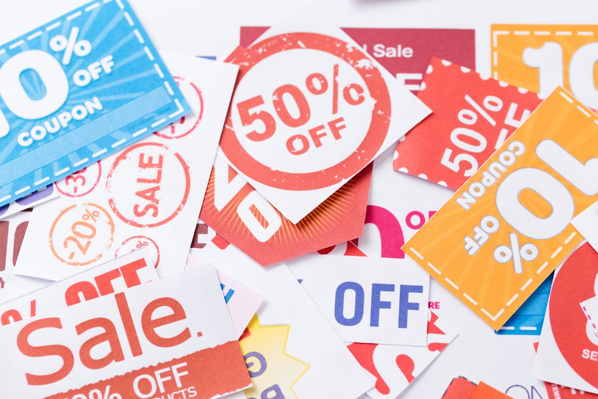 Image of coupons.
