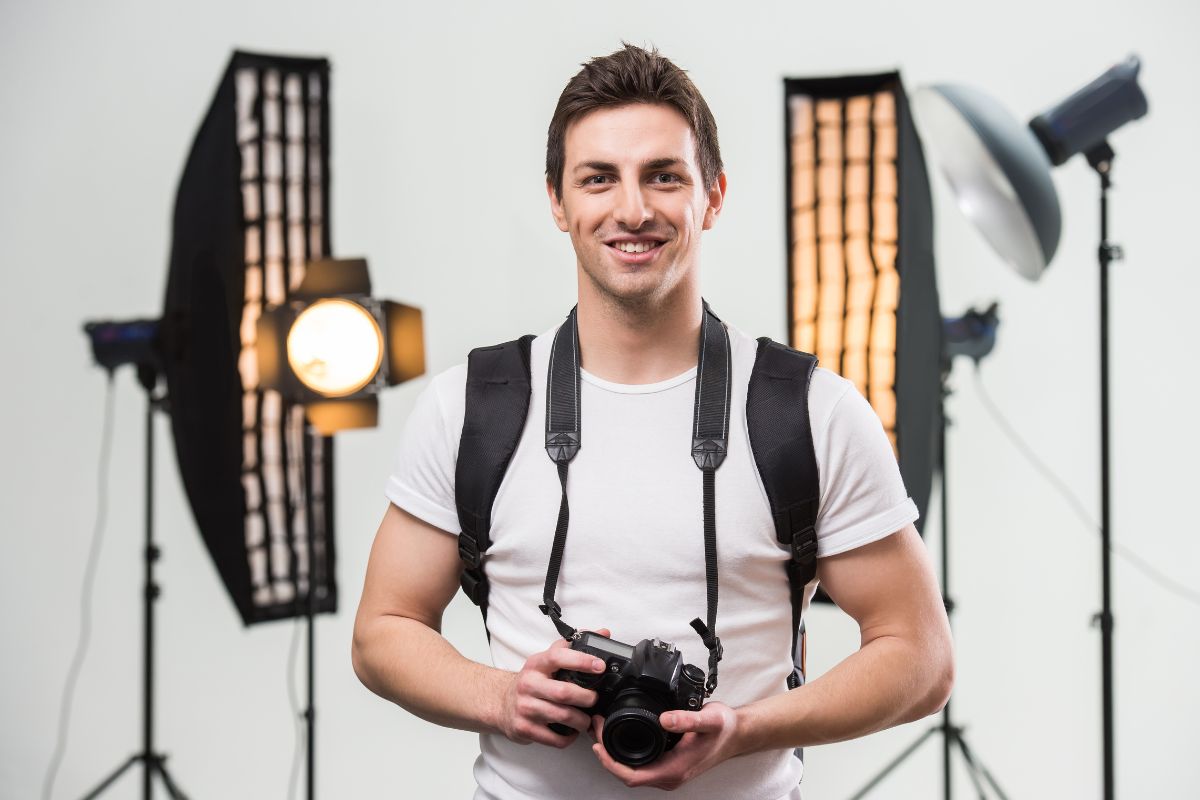 Photo of a photographer man.