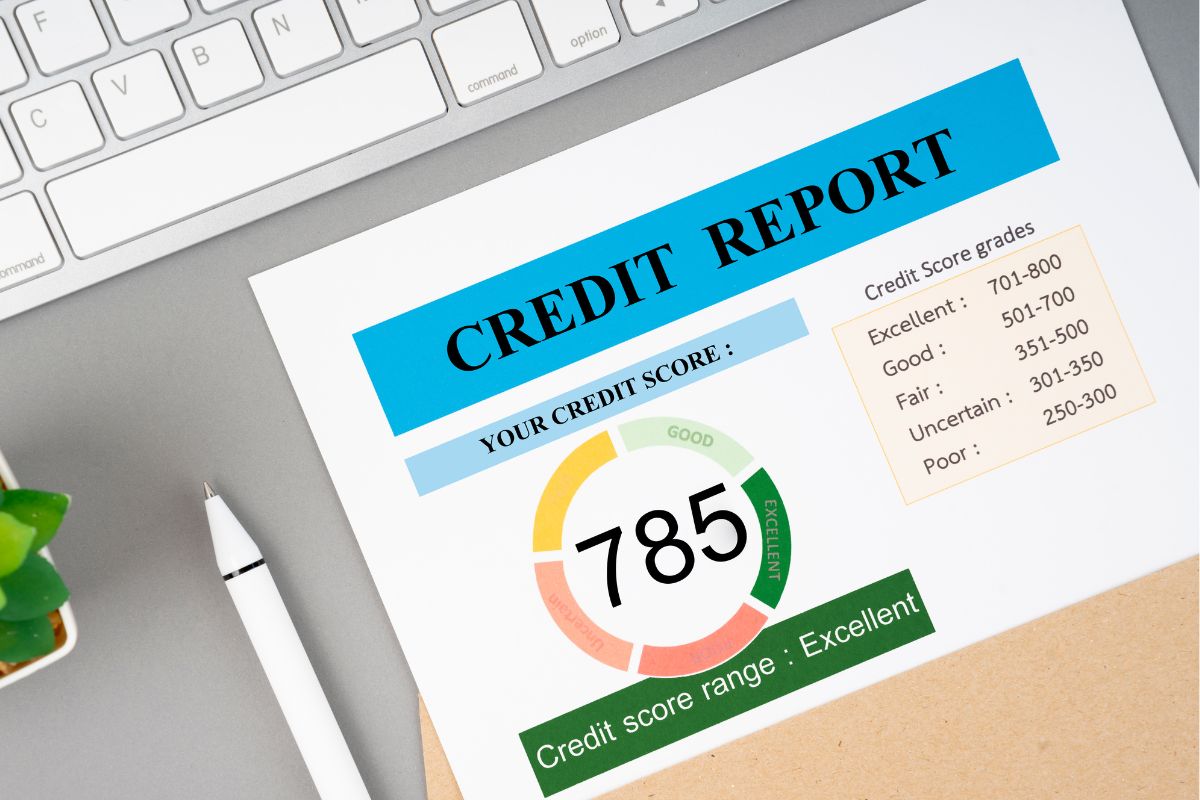 Image of a credit report.