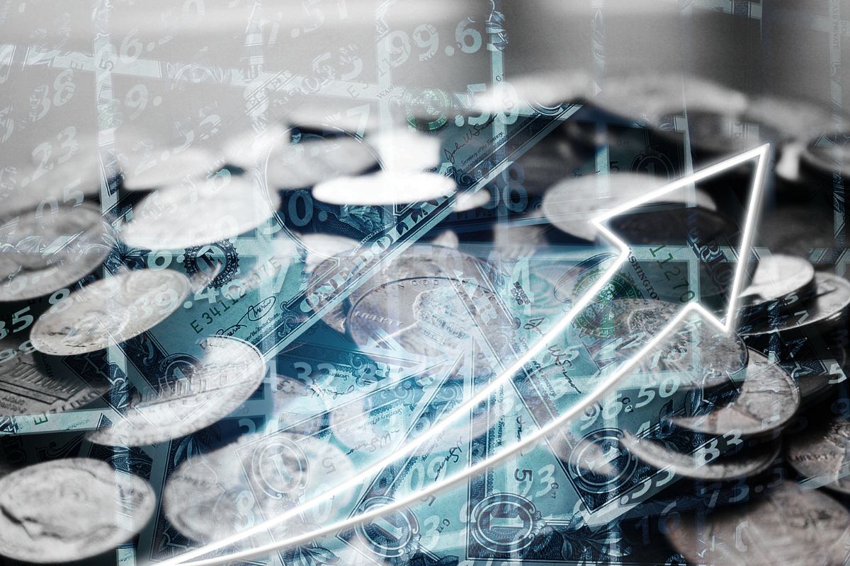 Picture of investment money.