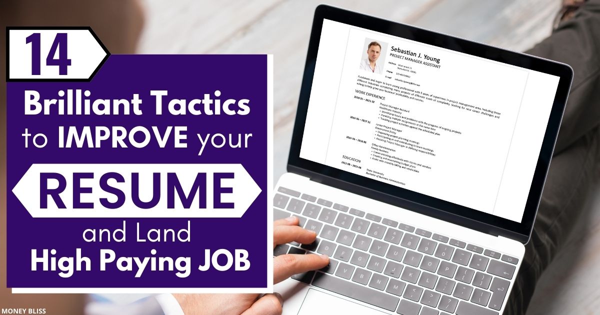 14 Brilliant Tactics to Improve - MSN How Can I Improve My Resume FB 