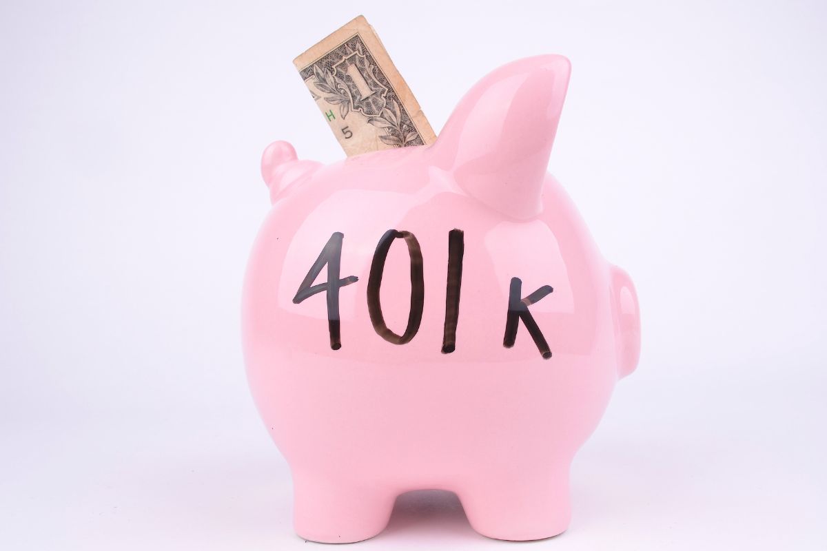 Image of 401k savings.
