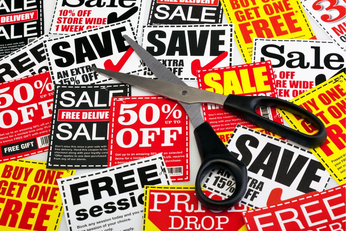 Image of coupons.