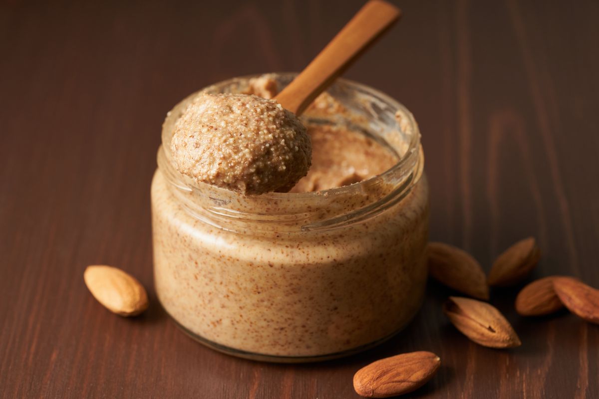 Picture of butter in a jar.