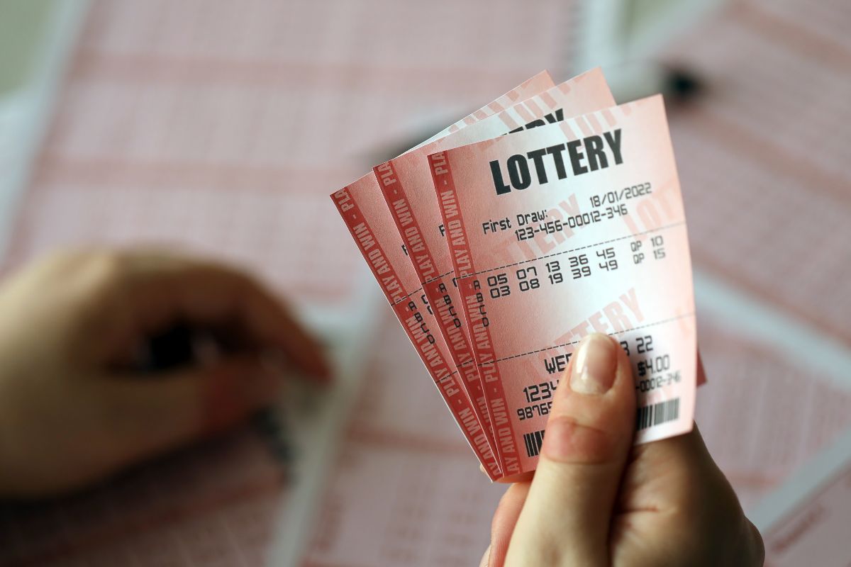 Picture of lottery tickets.