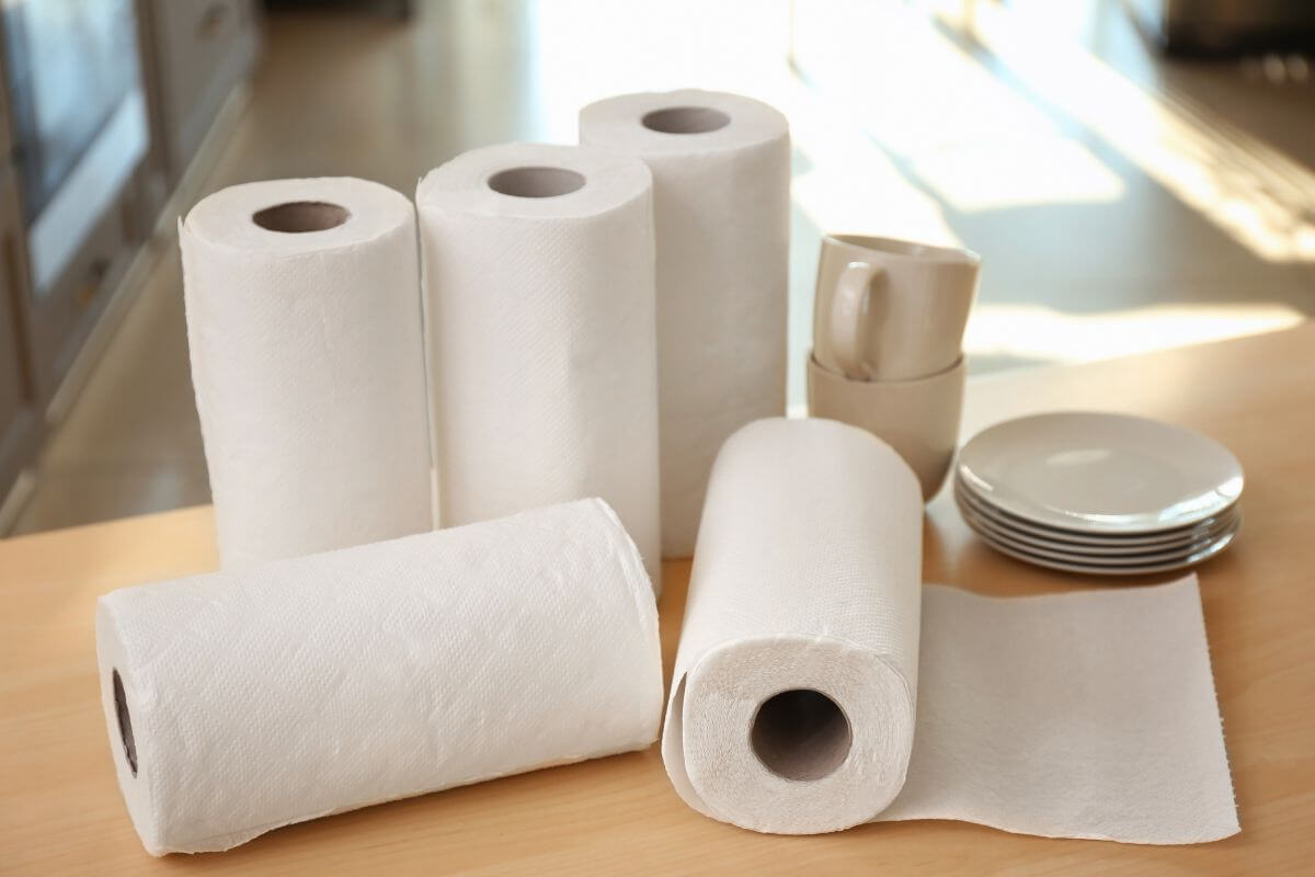 Picture of paper towels.