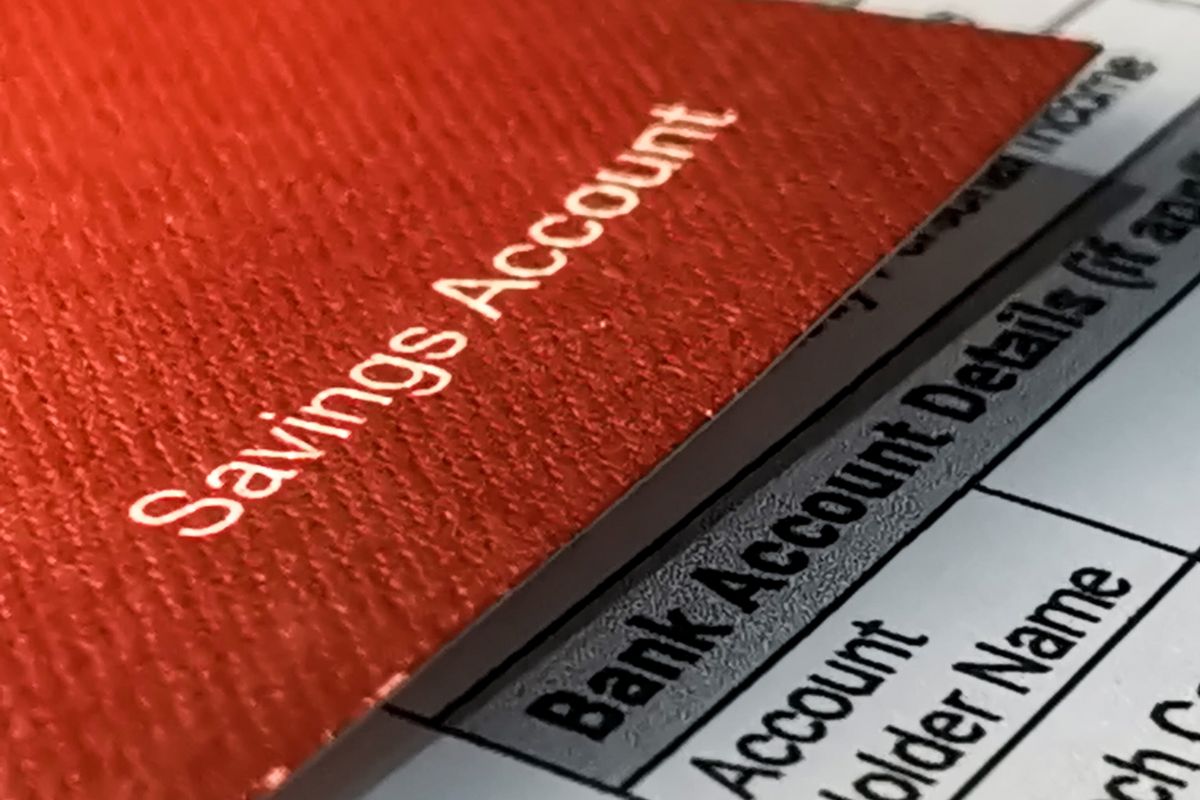 The picture shows a savings account.
