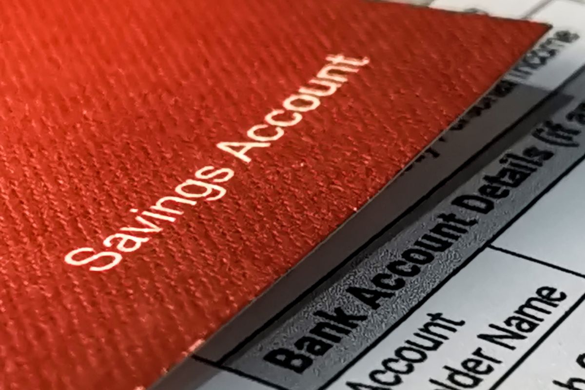 Image of a savings account.