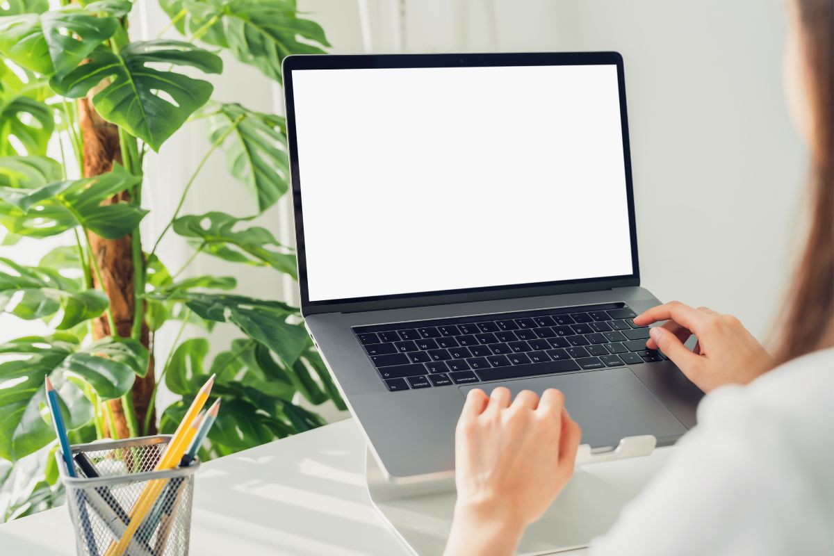 The picture shows a plant, pens on the table, and a girl using a laptop Finding unclaimed money in your name through state websites is one of the easiest ways to boost your savings with little effort.