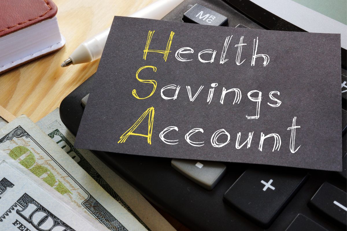 Image of a health savings account wording.