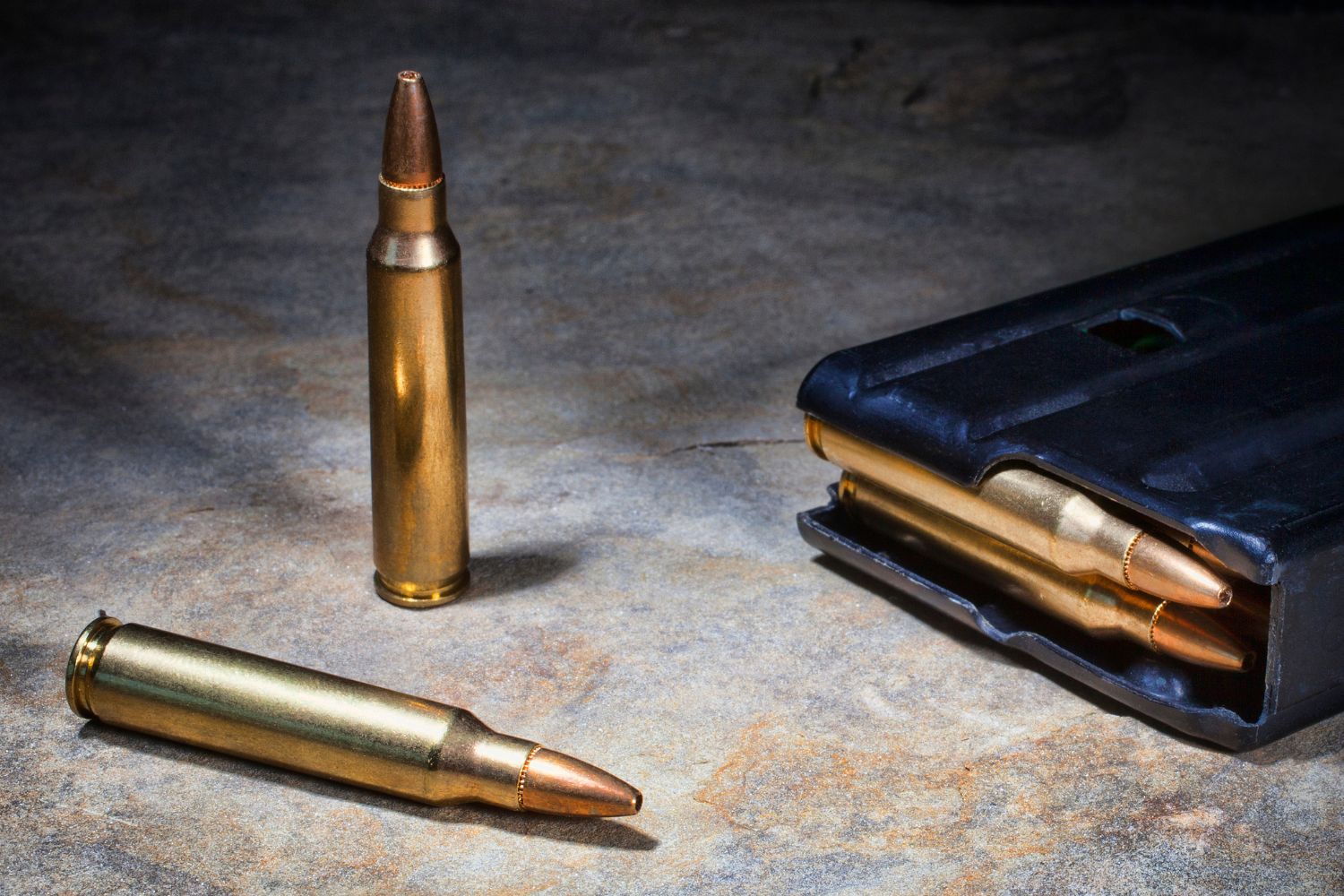 The image shows bullets,