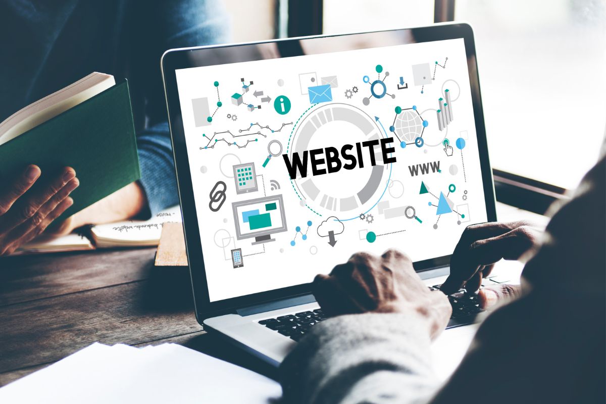 The image shows a man reading a book and a man using a laptop with a screen display referring to getting paid for testing websites as an easy way to earn extra money without any special skill.