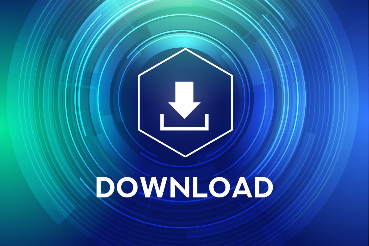 The photo of a visual logo with a note indicating to download your no-spend challenge template helps turn saving money into a lasting habit.