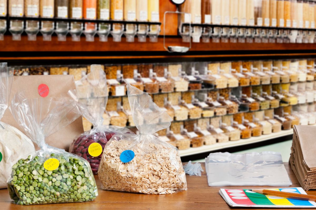 The photo shows bulk spices.