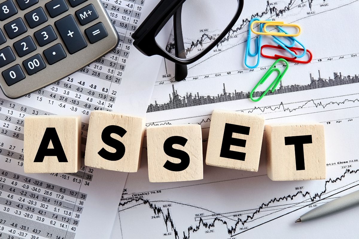 The image shows investment in assets.