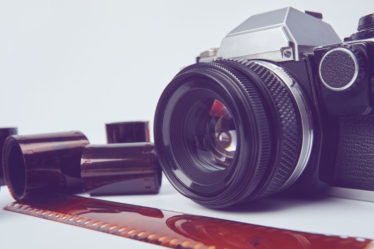 The photo shows a camera.