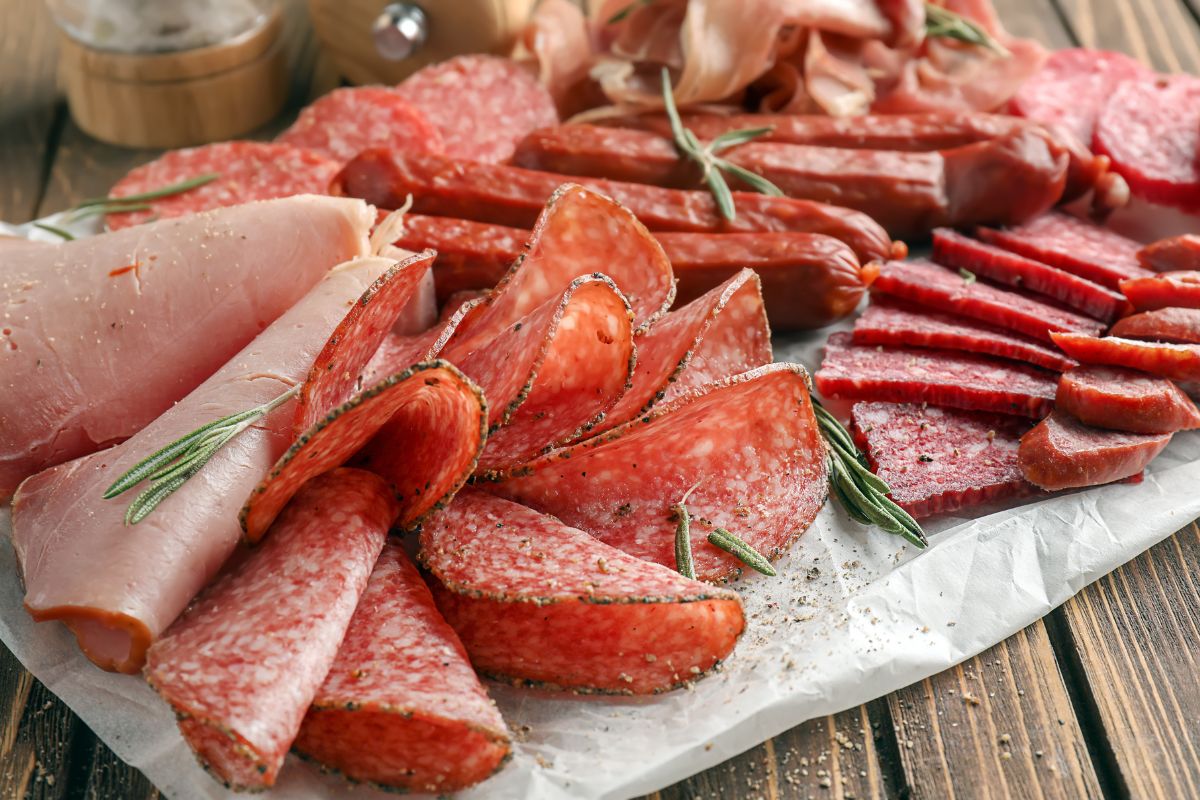 The pictures show processed foods.