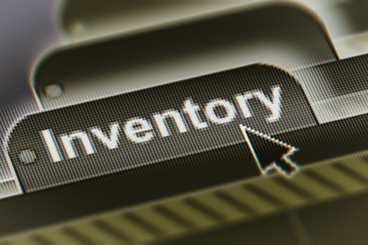 The image shows a screen display with files and curser which refers to taking inventory making it easier to get through the no-spend week without missing anything.