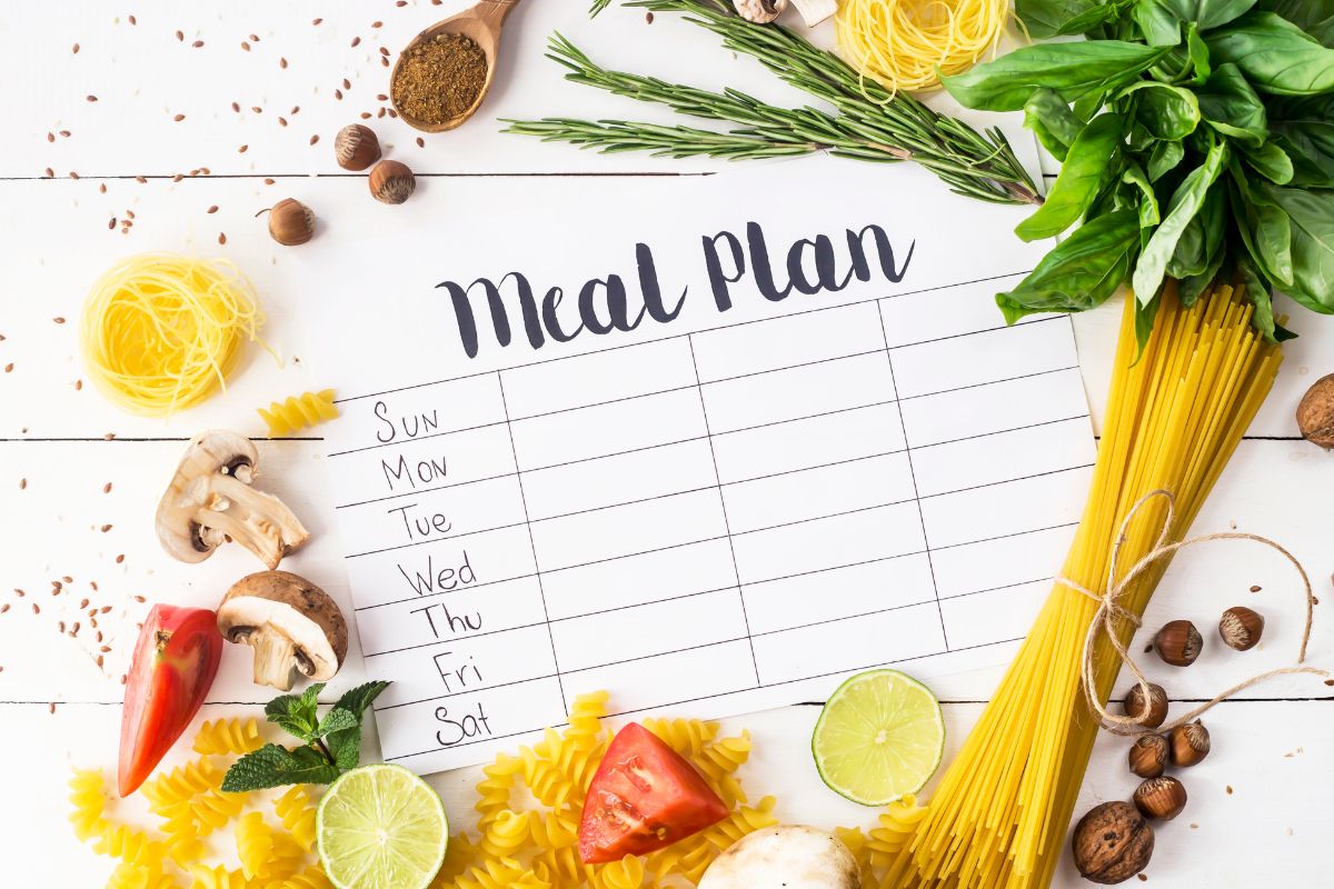 The image of the meal plan.