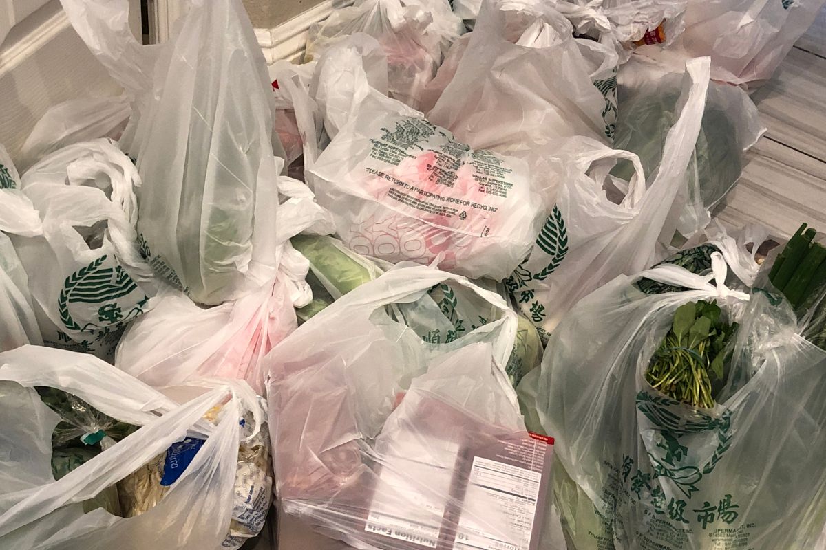Picture of items in the bags.