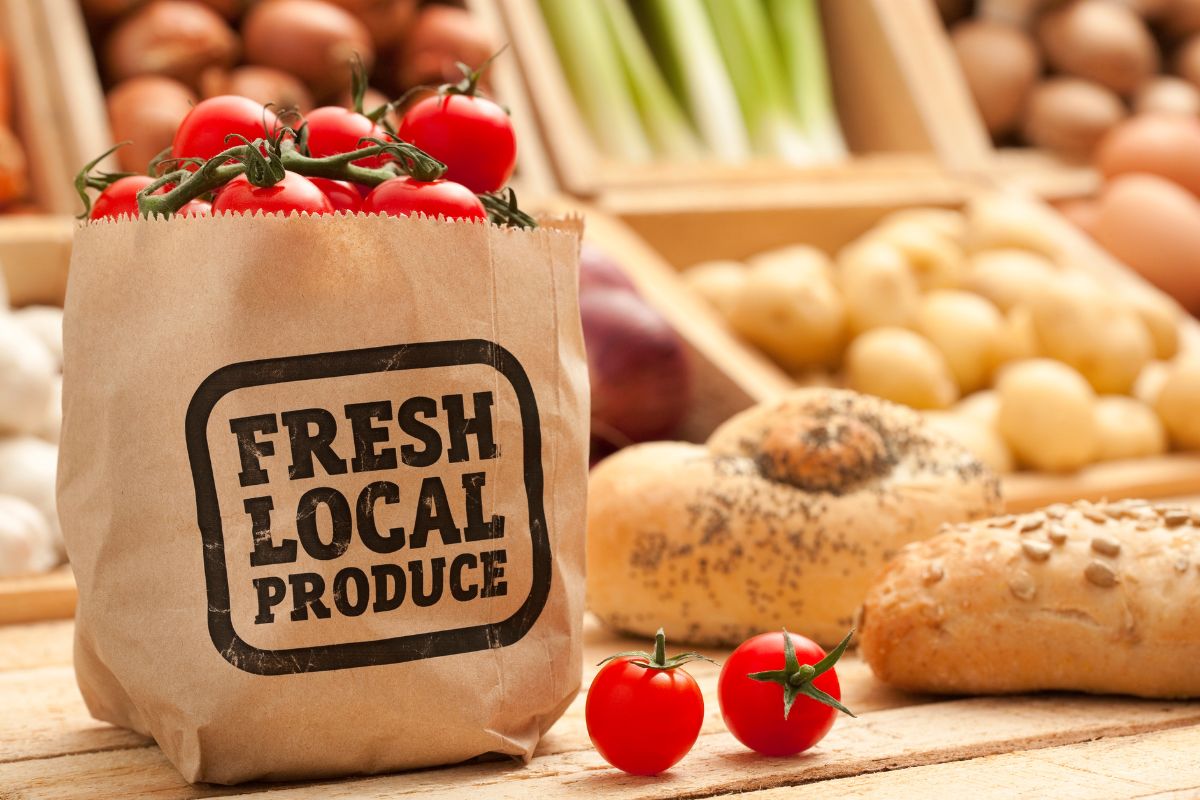 The picture shows local African vegetables.