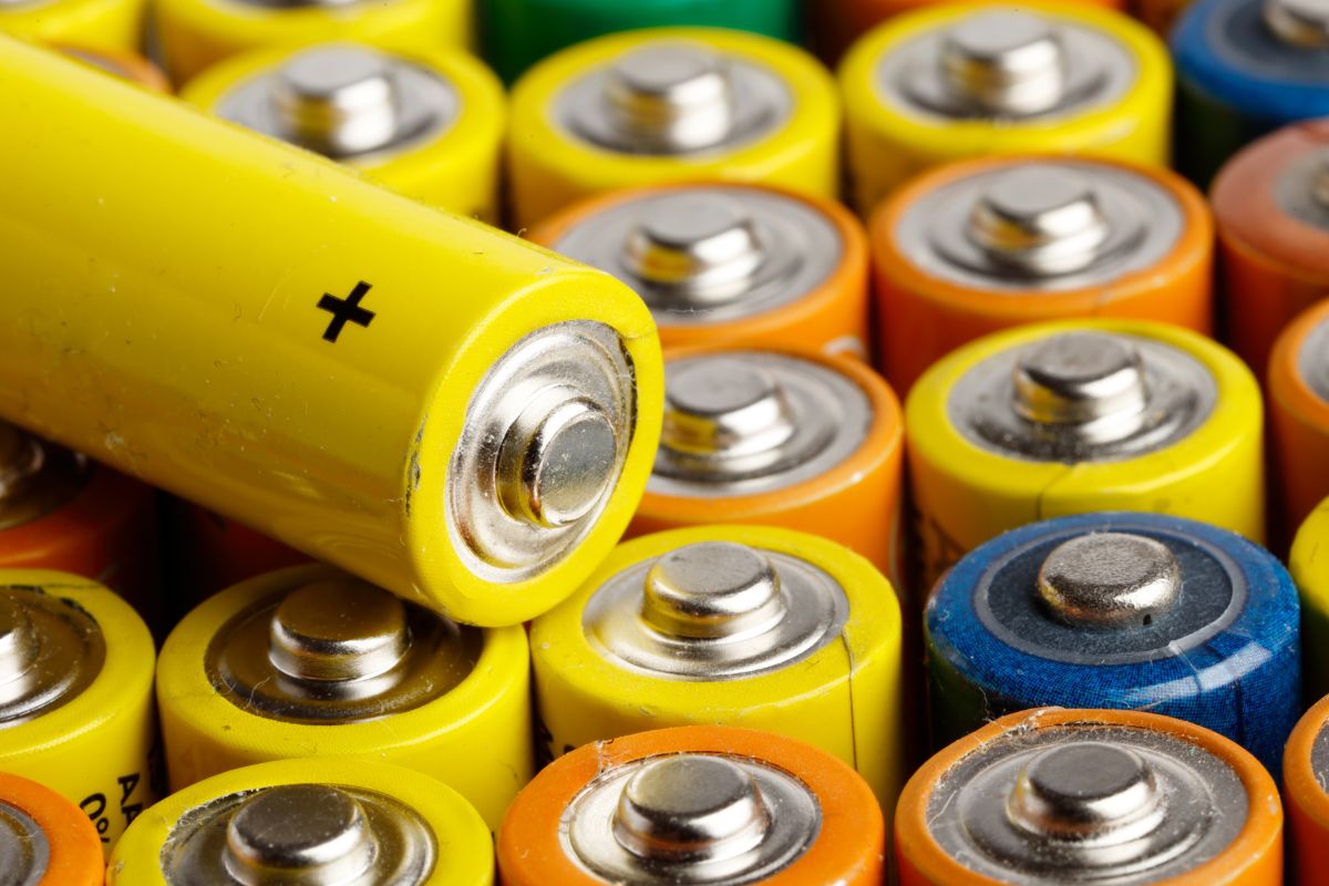 The picture shows batteries.