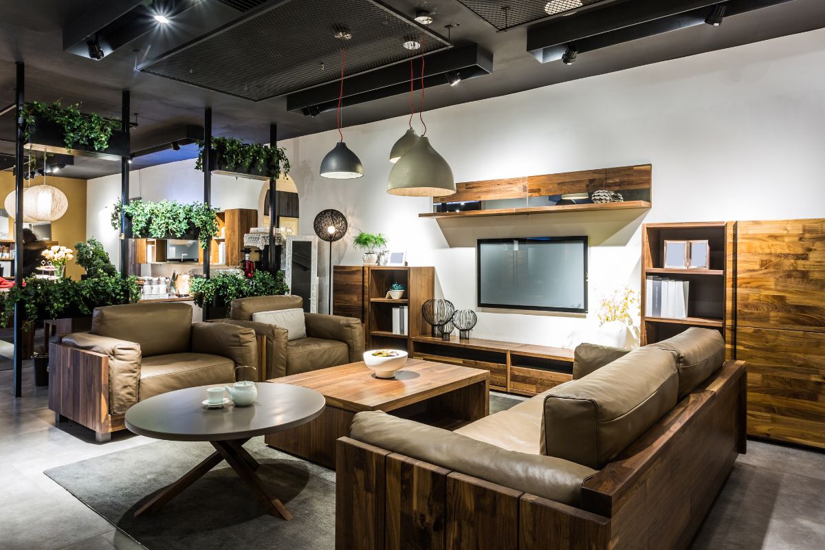 The picture shows high-end furniture.