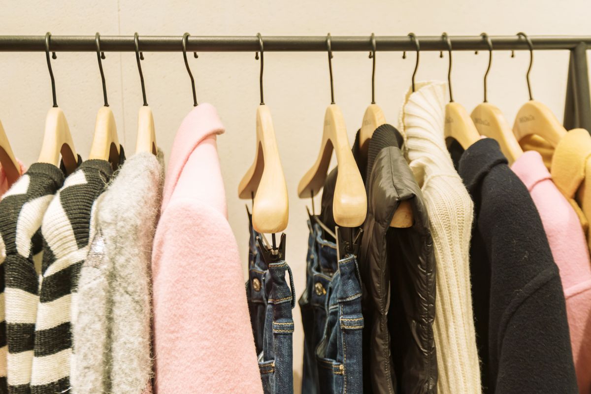 The picture is about fast fashion clothes.