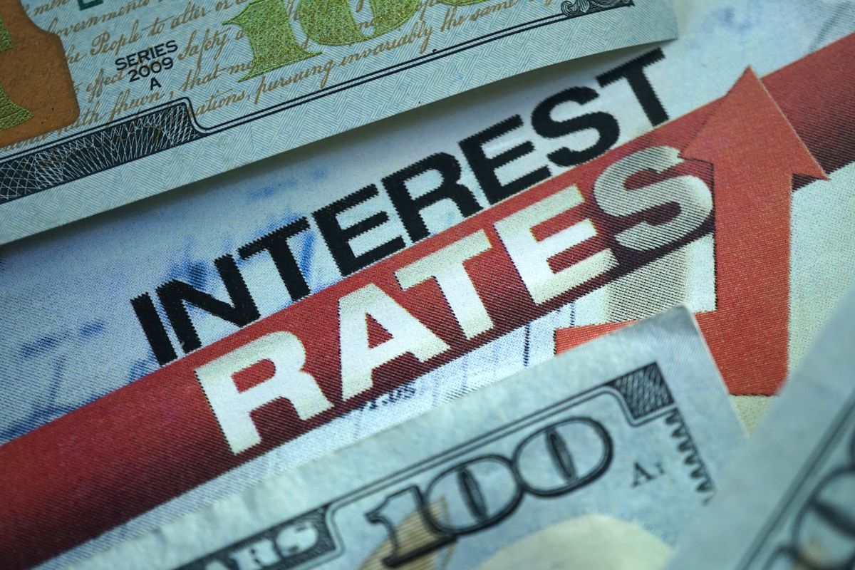 The picture shows an interest rate debt.