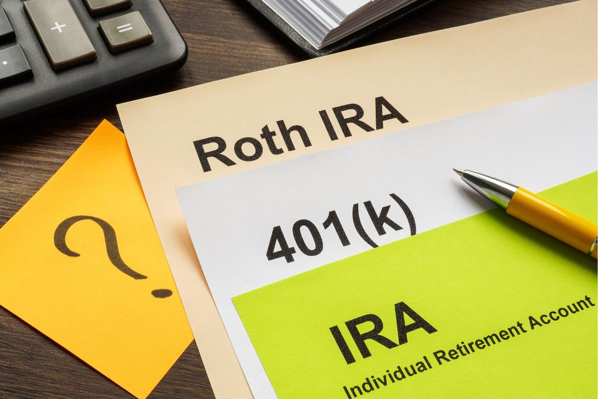 The photo is about retirement accounts.