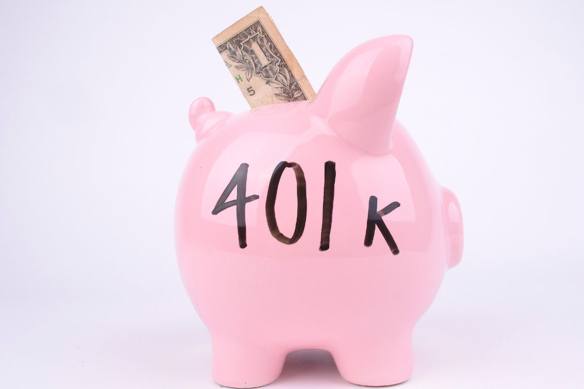 The picture is about saving with retirement accounts.