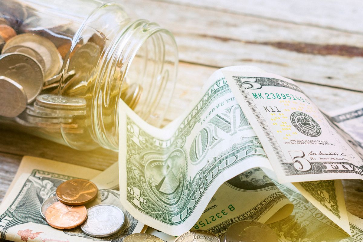 The image shows savings.