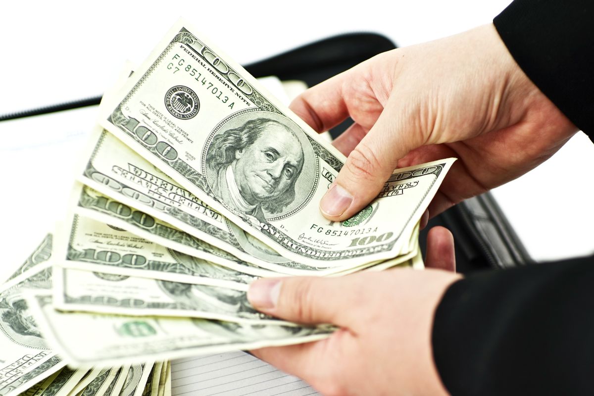 The photo shows a financially independent man.