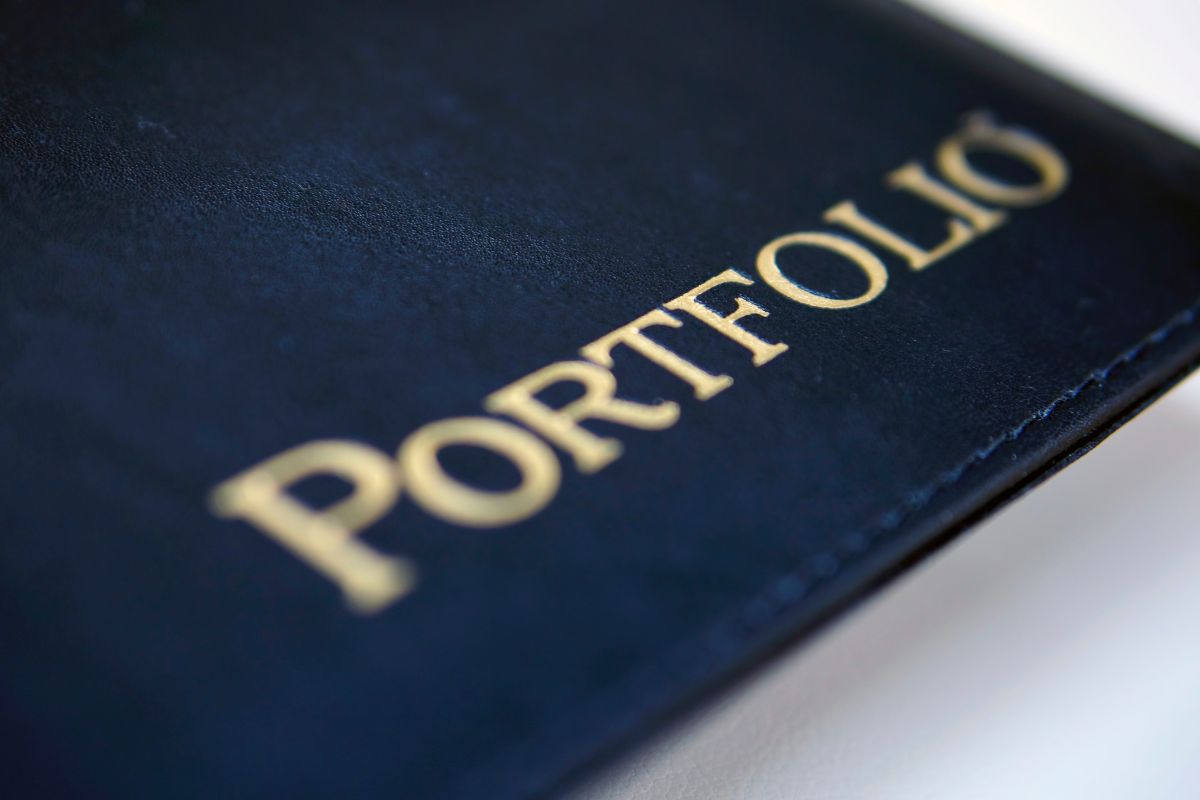 The image is about a file in a portfolio.