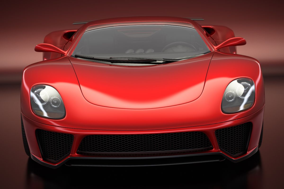 The picture of a luxury car.