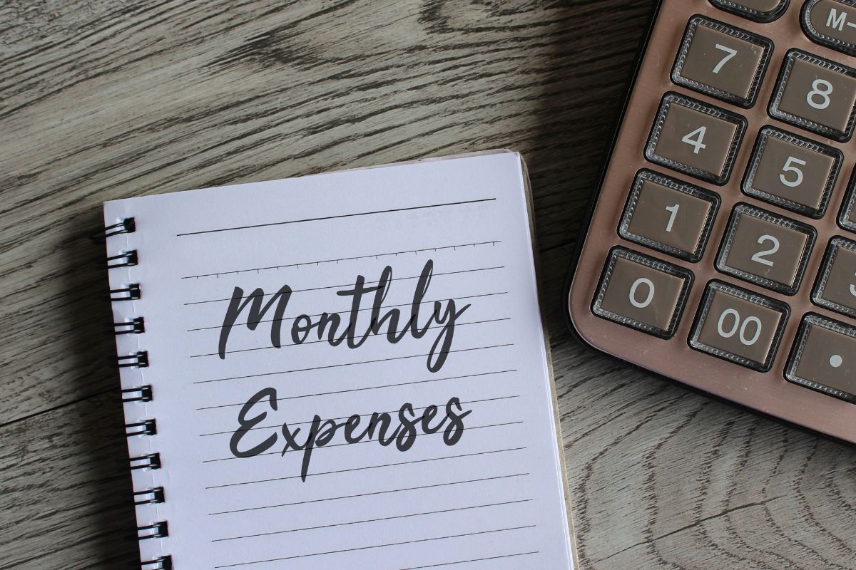 The picture is about increasing monthly expenses.