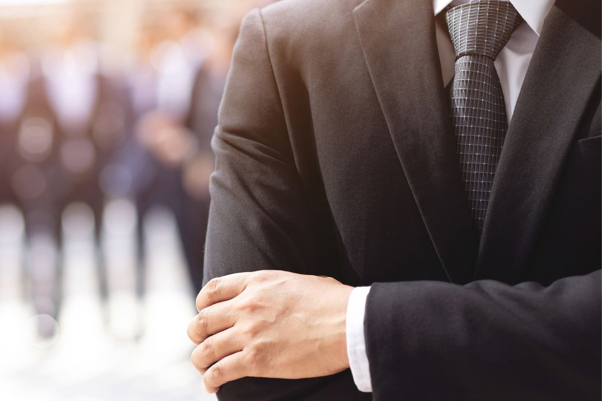 A picture of suits. 