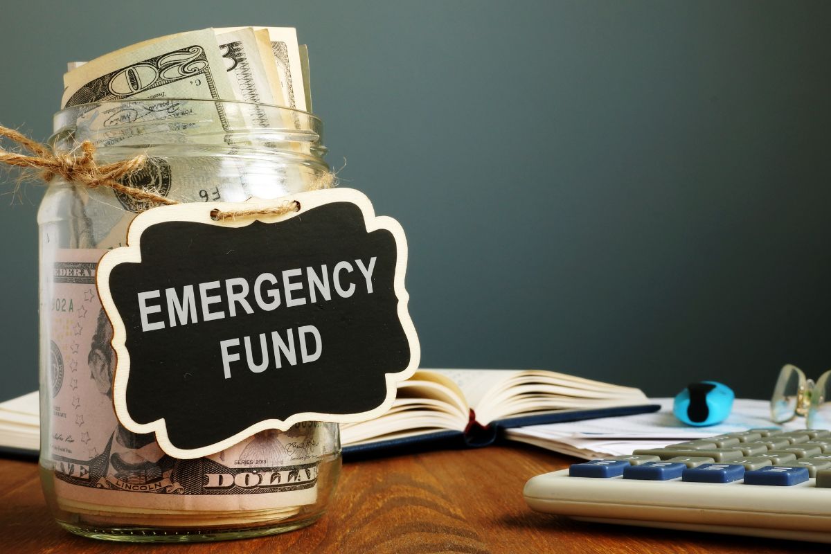 A picture of an emergency fund.