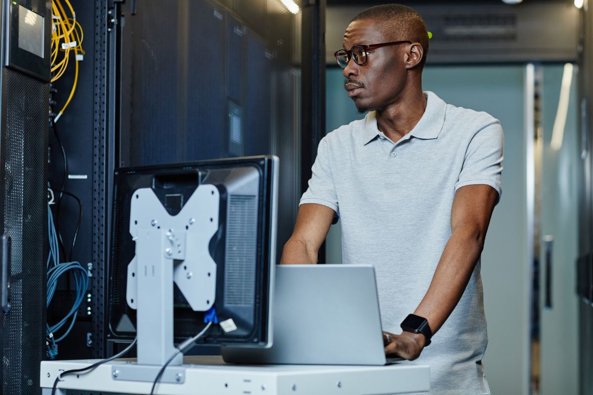 A picture of an IT Technician.