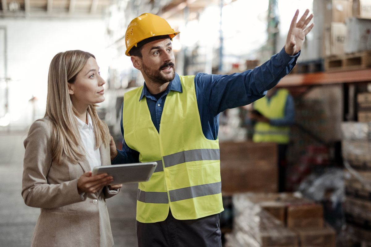 A picture of a Logistics Coordinator and an Inventory Checker.