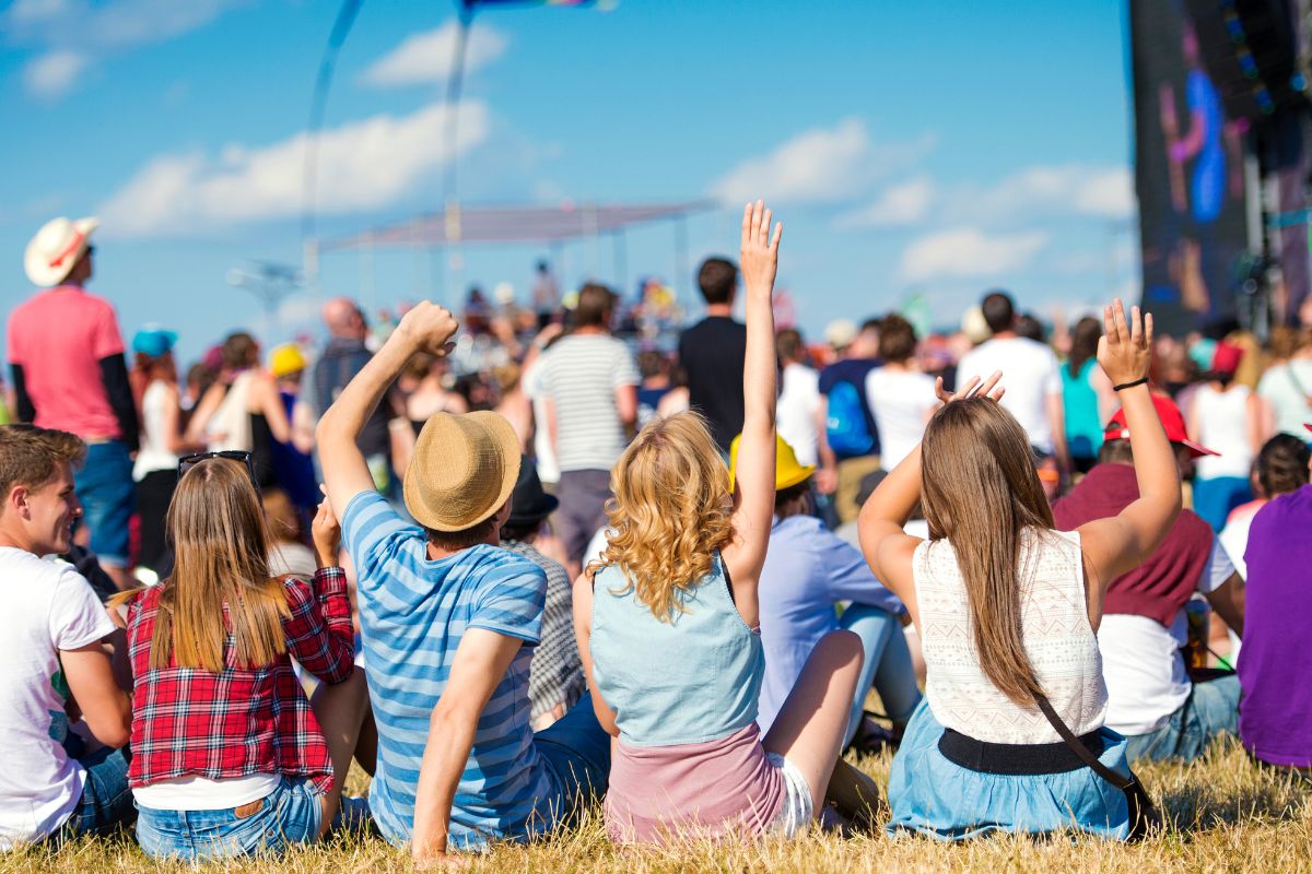 A picture of a festival. 