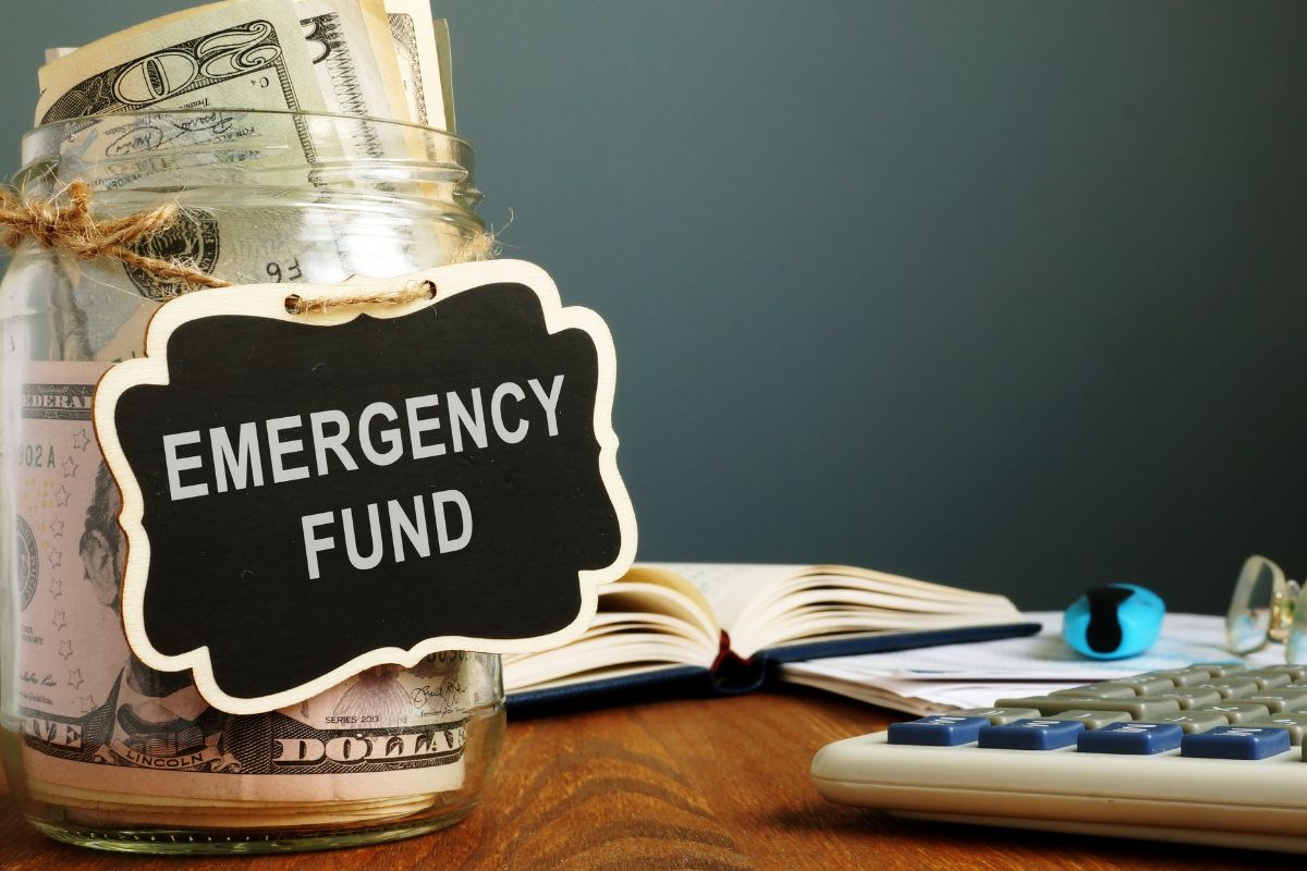 A picture of an emergency fund, 